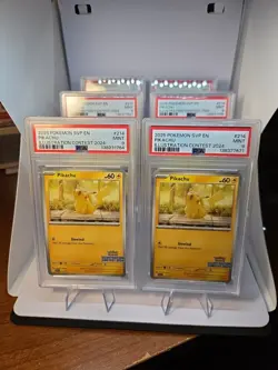 Lot of (6) 2025 POKEMON SVP EN #214 Illustration Contest 2024 PSA MINT 9s 🔥 🔥 - Image 1
