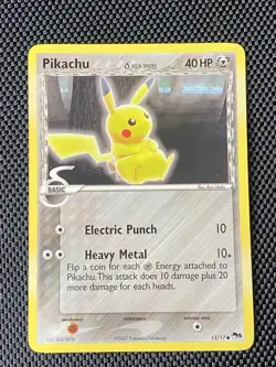 Pikachu 13/17 - Pop Series 5 Non Holo Pokemon Card LP+ - Image 1