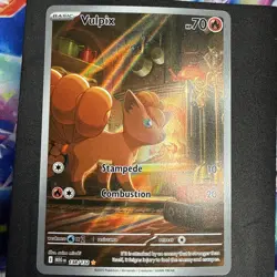 Pokemon TCG Vulpix Illustration Rare Mega Evolutions #138/132 NM/M Condition - Image 1