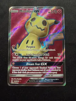 Pokemon Mimikyu GX 206/214 Full Art - Lost Thunder LP - Image 1