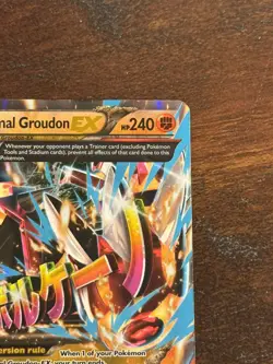 PRIMAL GROUDON EX 86/160 Holo Rare EX Primal Clash Pokemon LP - Image 3