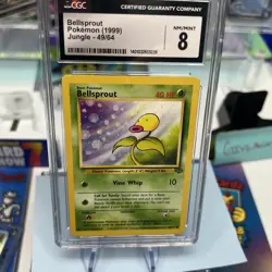 1999 Pokemon Bellsprout Jungle #49/64 CGC 8 - Image 1