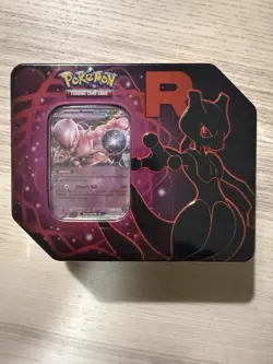 Pokemon TCG Team Rocket Tin (Mew Artwork) Sealed NEW | Destined Rivals - Image 1