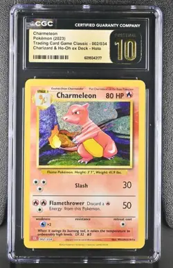 Charmeleon *CGC PRISTINE 10* Holo *Classic Collection* #2 * Pokemon - Image 1