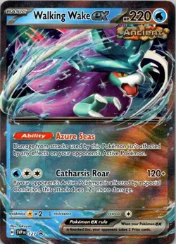 Pokemon TCG Walking Wake EX 127/ SV Black Star Promos Promo NM NM (SKU 1-3) - Image 1
