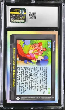 CGC 8.5 Pokemon Topps Bulbasaur and the Hidden Village EP10 RAINBOW FOIL psa - Image 3