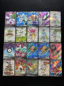 2025 Pokemon TCG S-Chinese Maushold ex Kyurem V Chi-Yu ex Holo Lot*20 BL25 - Image 1