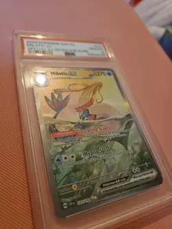 2024 POKEMON SSP EN-SURGING SPARKS SPECIAL ILLUSTRATION RARE MILOTIC EX PSA 10 - Image 3