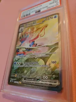 2024 POKEMON SSP EN-SURGING SPARKS SPECIAL ILLUSTRATION RARE MILOTIC EX PSA 10 - Image 5