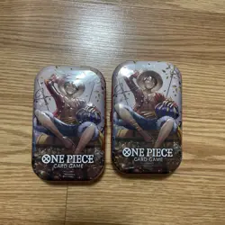 One Piece Tin Pack Set Vol 2 lot of 2 | TS-02 OP-13 | Factory Sealed | Bandai - Image 1