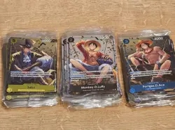 One piece mini tin promo vol 2 Set Of 3 Op-13 ENGLISH Luffy, Sabo, Ace - Image 1