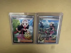 Pokemon TCG Phantasmal Flames Dawn SIR 129/094 & Dawn UR 118/094 NM Pack Fresh - Image 1