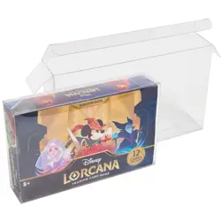 Platinum Protectors Case for Disney Lorcana Booster Box Clear Plastic Display - Image 1