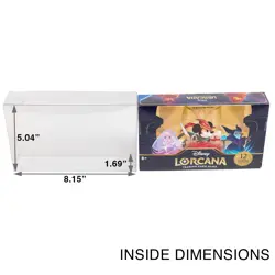 Platinum Protectors Case for Disney Lorcana Booster Box Clear Plastic Display - Image 2
