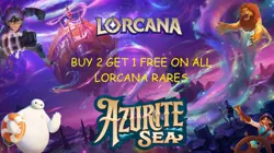 Disney Lorcana Azurite Seas Singles - Choose Card - Rare - Super Rare - Image 1
