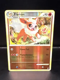 Pokemon TCG Flareon 44/95 2011 Call of Legends Reverse Holo Uncommon Card - Image 1