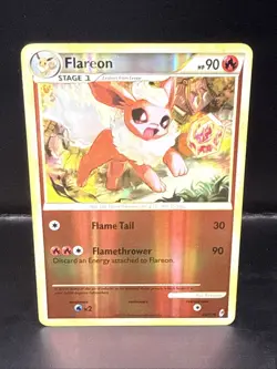 Pokemon TCG Flareon 44/95 2011 Call of Legends Reverse Holo Uncommon Card - Image 2