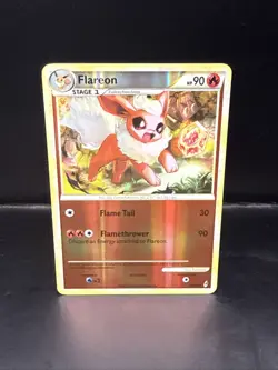 Pokemon TCG Flareon 44/95 2011 Call of Legends Reverse Holo Uncommon Card - Image 3