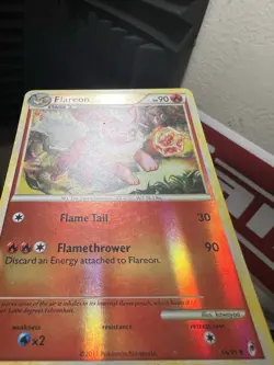 Pokemon TCG Flareon 44/95 Call of Legends 2011 Reverse Holo Card - Image 1