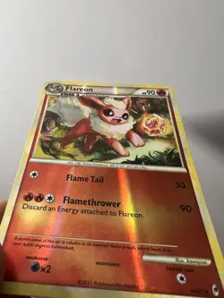Pokemon TCG Flareon 44/95 Call of Legends 2011 Reverse Holo Card - Image 2