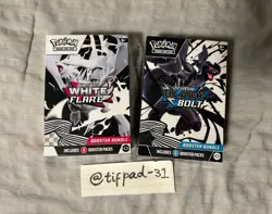 Pokemon TCG Black Bolt & White Flare Booster Bundle Set of 2 |BRAND NEW SEALED - Image 1