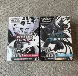 Pokemon Black Bolt & White Flare Booster Bundle (Set Of 2) FACTORY SEALED - Image 1