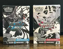 Pokemon Black Bolt & White Flare Booster Bundle (Set Of 2) FACTORY SEALED - Image 1