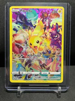 Pikachu 160/159 Full Art Secret Rare Holo Pokemon 2023 Crown Zenith NM - Image 1
