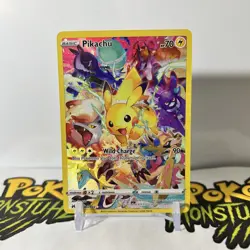 Pokemon TCG - Pikachu 160/159 - Crown Zenith Full Art Secret Rare Holo Card - NM - Image 1