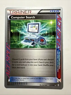 Computer Search 137/149 Pokemon TCG Boundaries Crossed Black/White Free Shipping - Image 1