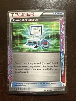 Computer Search 137/149 Ace Spec Holo MP/DMG Pokemon TCG Boundaries Crossed - Image 1