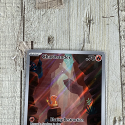 Pokemon Charmander TCG Scarlet Violet-151 Holo Illustration Rare Card 168/165 NM - Image 2