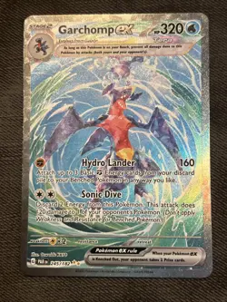 Garchomp EX 245/182 SV Paradox Rift Sir Secret Illustration Rare Card - Image 1