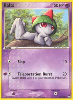 Ralts 59/108 Common | Power Keepers | Pokemon Card - Image 1