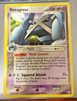 Pokemon card - Metagross #11 -Hidden Legends 2004 -EXTRA Metagross Card Included - Image 1