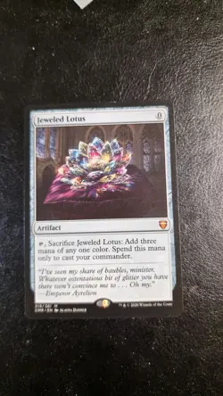 Jeweled Lotus Commander Legends Artifact Mythic Rare Card - Image 1