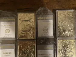 1999 Burger King 23 Karat Gold-Plated Pokemon Card Set (No Pokeballs) - Image 4