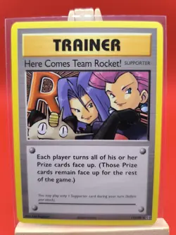 Here Comes Team Rocket! 113/108 Evolutions Secret Rare Non Holo Pokemon Card - Image 1