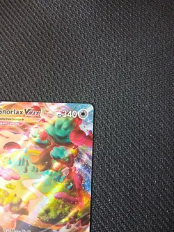 Pokemon TCG Snorlax VMAX Holo Ultra Rare Card Sword & Shield Base Set 142/202 - Image 3