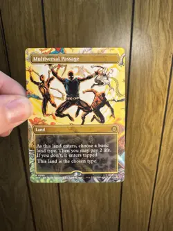 Multiversal Passage MTG Spider Man Regular Borderless R0206 NM - Image 1