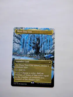 Three Tree City (Borderless) (0340) Bloomburrow Regular - Image 1