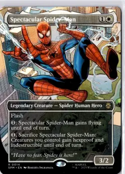 Spectacular Spider-Man (Borderless) Marvel's Spider-Man Regular NM R 0014 - Image 1