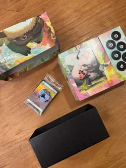 MTG Avatar Click Wheel Life Tracker, Empty Foil Deck Box, Foil Land Pack, Tokens - Image 1