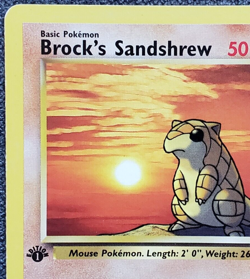 1st Edition Brock’s Sandshrew - Gym Heroes- #72/132 - Vintage Pokemon Card 2000 - Image 2