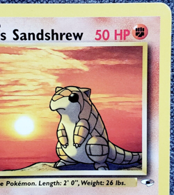1st Edition Brock’s Sandshrew - Gym Heroes- #72/132 - Vintage Pokemon Card 2000 - Image 3