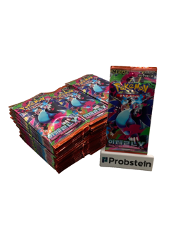 #11 Lot of (100) Pokemon Korean M2 Mega Inferno X Booster Packs Sealed - Image 1