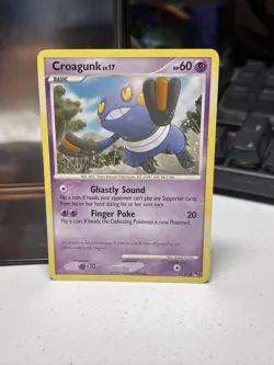 CROAGUNK LV.17 13/17 POP SERIES 8 PROMO COMMON POKEMON CARD (15) - Image 1