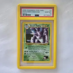 🔥 Pokemon TCG 🔥 Giovanni's Nidoking #7 🔥 Gym Challenge Holo PSA 10 GEM MT 🔥 - Image 1