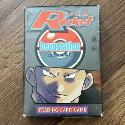 Vintage Pokemon Devastation Theme Deck Team Rocket Game Nintendo Sealed Cards - Image 3