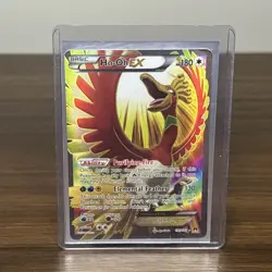 Ho-oh EX #121/122 - Breakpoint Full Art Ultra Rare Holo Pokemon Card HP - Image 1